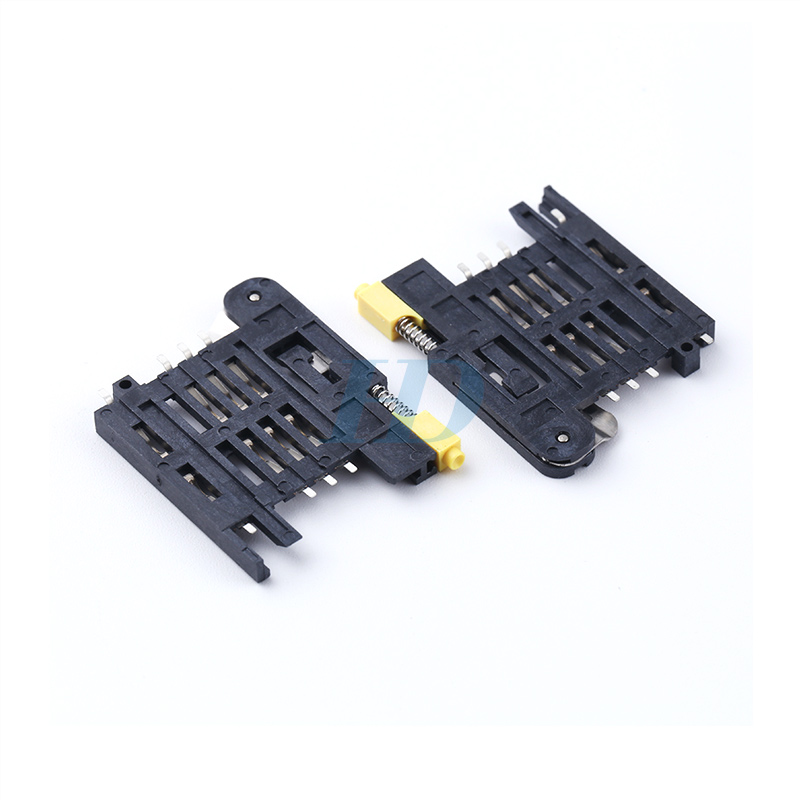 SIM卡座 推杆抽屉式6+2P 配卡托